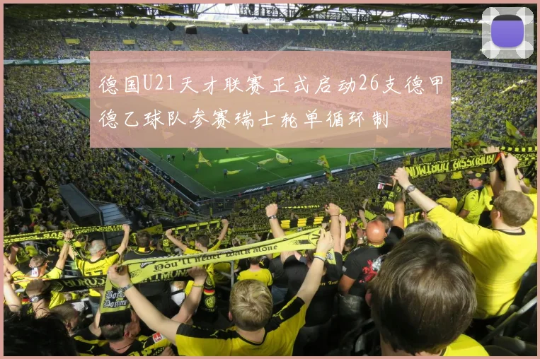 德国U21天才联赛正式启动26支德甲德乙球队参赛瑞士轮单循环制